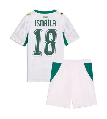 Senegal Ismaila Sarr #18 Hemmaställ Barn VM 2026 Kortärmad (+ Korta byxor)